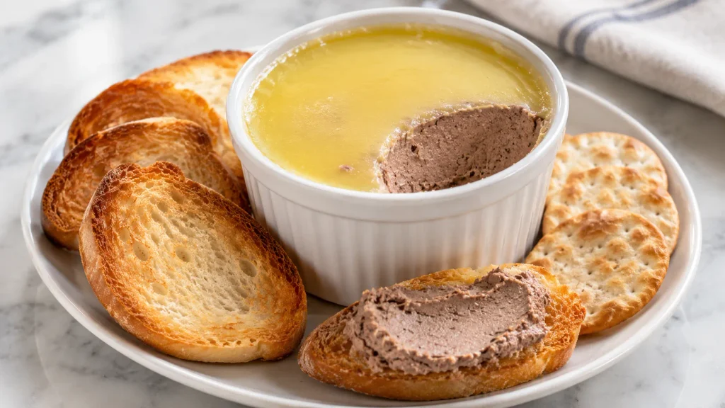 Mary Berry Chicken Liver Pate served chilled