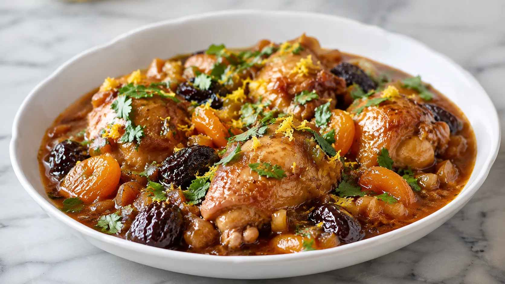 Mary Berry Chicken Tagine with tender chicken and rich sauce