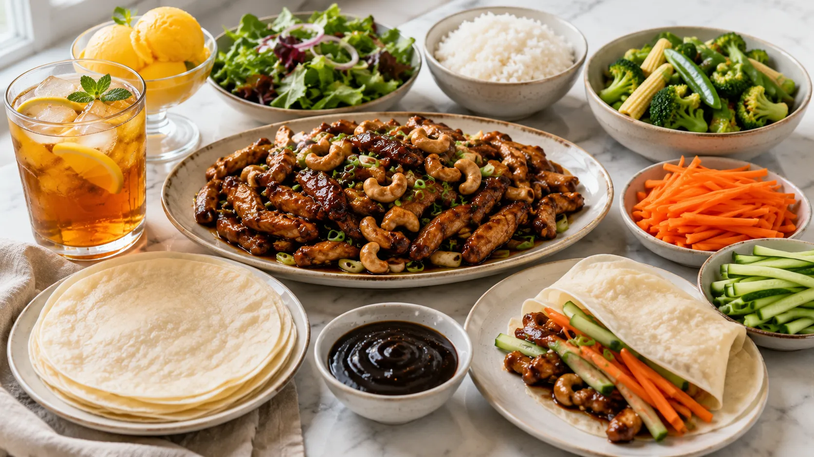 Mary Berry Hoisin Chicken Recipe served with hoisin sauce