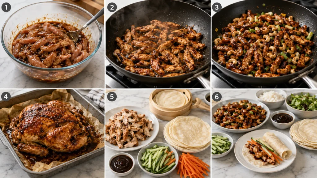 Mary Berry Hoisin Chicken Recipe cooking steps