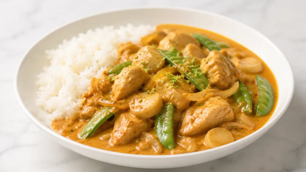 Mary Berry Thai Chicken Curry with creamy coconut curry sauce