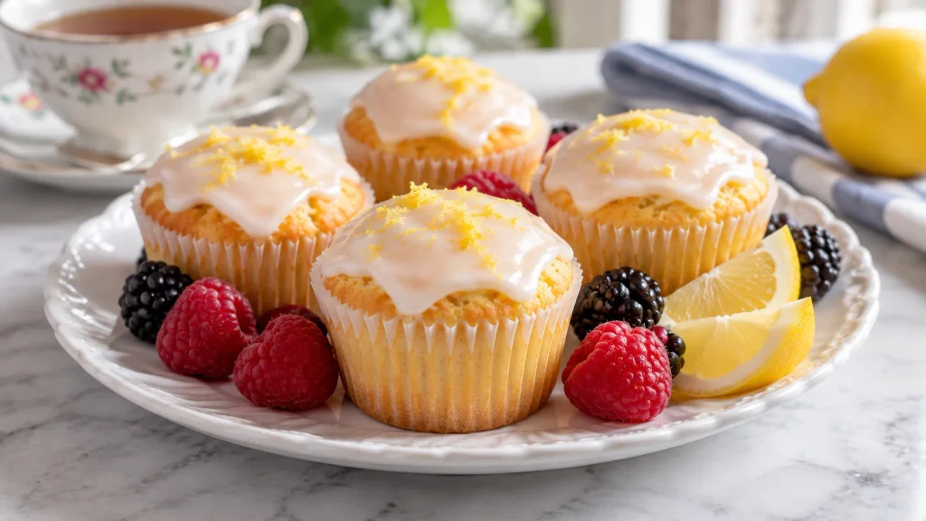 Mary Berry Gluten Free Cupcakes served as a gluten-free lemon-flavoured treat