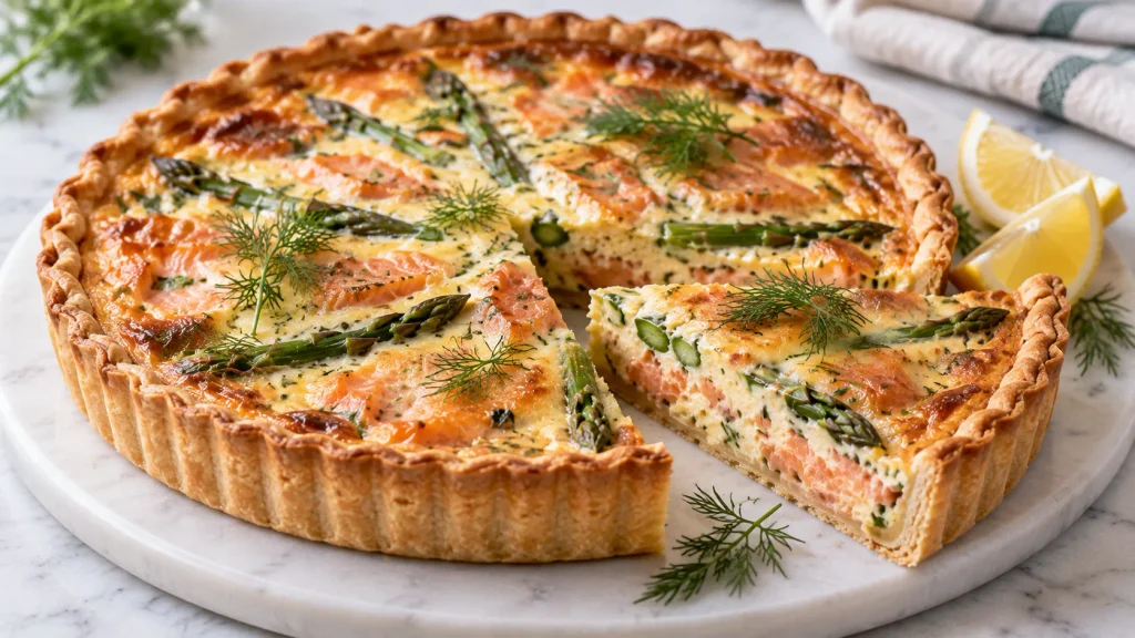 Mary Berry Smoked Salmon Quiche with crisp pastry, creamy custard and smoked salmon