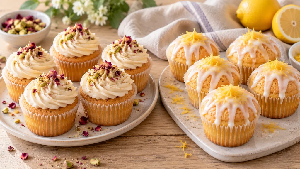 Mary Berry vegan and gluten free cupcakes with plant-based buttercream and simple icing